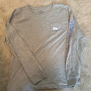 Vineyard Vines Women’s Gray Long Sleeve Shirt